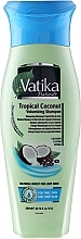 Volumen-Shampoo mit Kokos, Henna und Aloe Vera - Dabur Vatika Tropical Coconut Volumizing Shampoo — Bild N1