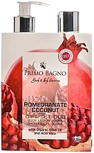 Düfte, Parfümerie und Kosmetik Körperpflegeset - Primo Bagno Pomegranate Coconut Gift Set Duo (Körperlotion 300ml + Duschgel 300ml)