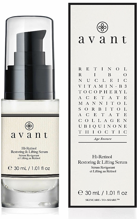 Regenerierendes Lifting-Gesichtsserum mit Retinol - Avant Skincare Hi-Retinol Restoring and Lifting Serum — Bild N1