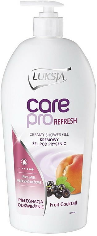 Pflegendes und erfrischendes Creme-Duschgel - Luksja Care Pro Refresh Fruit Cocktail Creamy Shower Gel