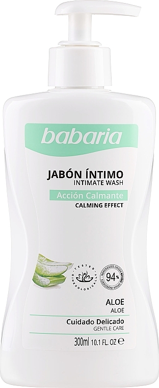 Intimpflegegel mit Milchsäure und Aloe Vera - Babaria Intimate Hygiene Soap Aloe Vera — Bild N1