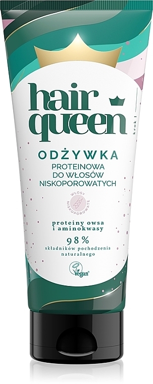 GESCHENK! Proteinspülung für Haare mit niedriger Porosität - Hair Queen Conditioner — Bild N1