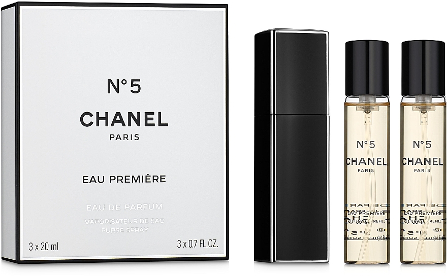 Chanel N5 Eau Premiere - Eau de Parfum (2x20ml Refill + 20ml Parfümzerstäuber) — Bild N1
