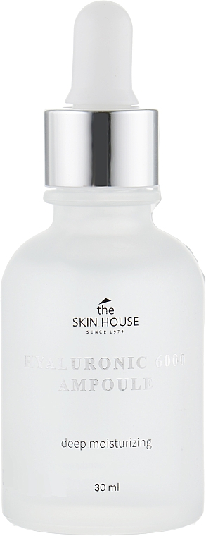 Feuchtigkeitsspendendes Gesichtsserum mit Hyaluronsäure - The Skin House Hyaluronic 6000 Ampoule — Bild N2