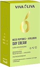 Tagescreme für das Gesicht - Viva Oliva Mezo Peptides + Hyaluron Day Cream Ultra Moisturizing SPF 15 — Bild N3