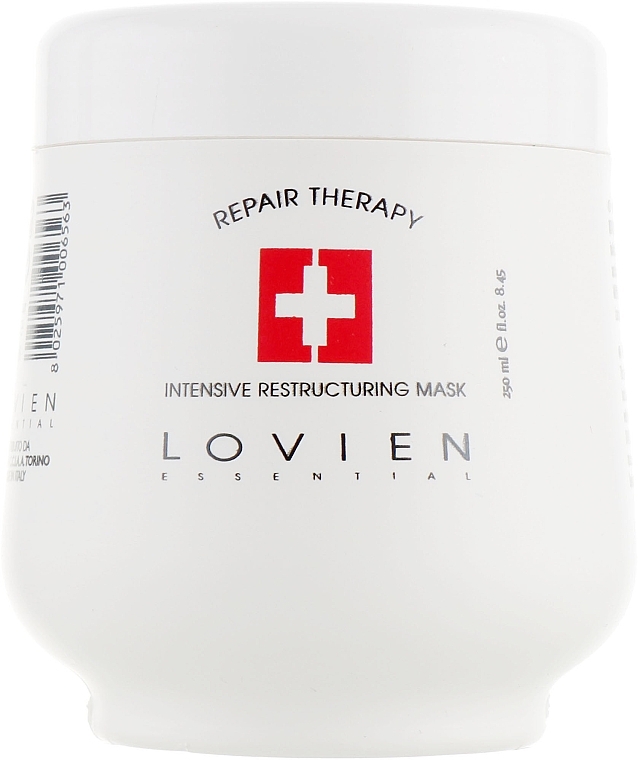 Maske für trockenes und erschöpftes Haar mit Olive, Shea und Argan - Lovien Essential Mask Intensive Repairing For Dry Hair — Bild N2