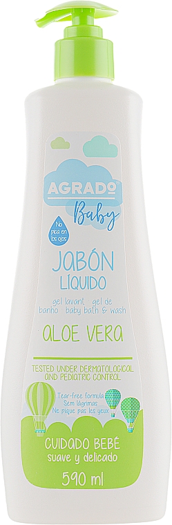 Flüssige Kinderseife - Agrado Aloe Vera Baby Liquid Soap — Bild N1