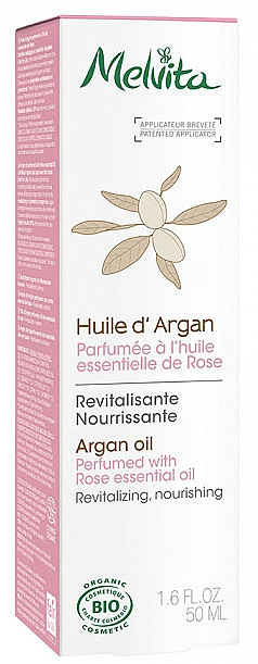 Bio Arganöl - Melvita Organic Nourishing Argan Oil Perfumed With Rose Essential Oil — Bild N1