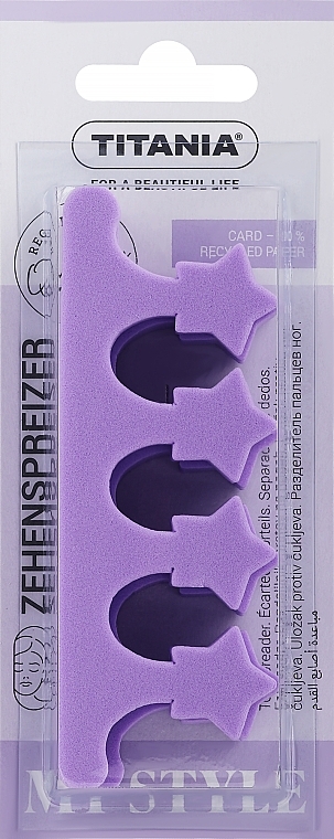 Pediküre-Zehentrenner violett - Titania — Bild N1