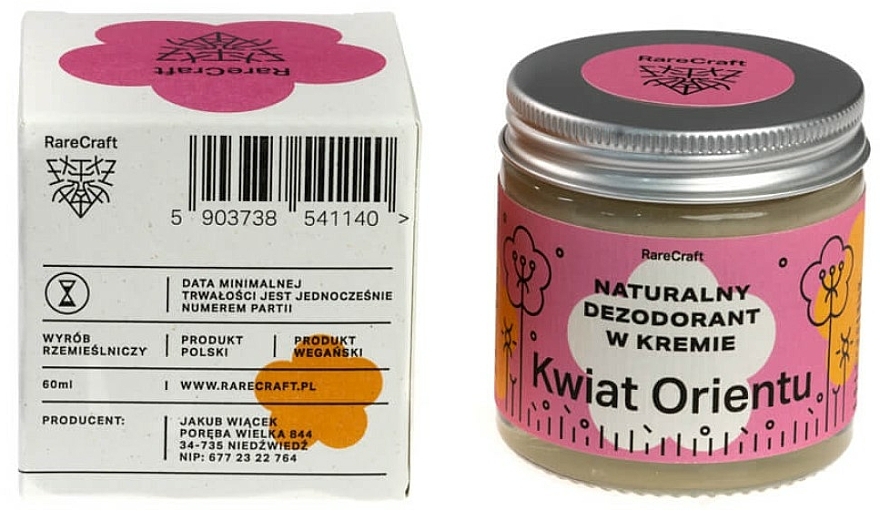 Natürliche Deocreme mit orientalischem Duft - RareCraft Cream Deodorant — Bild N3