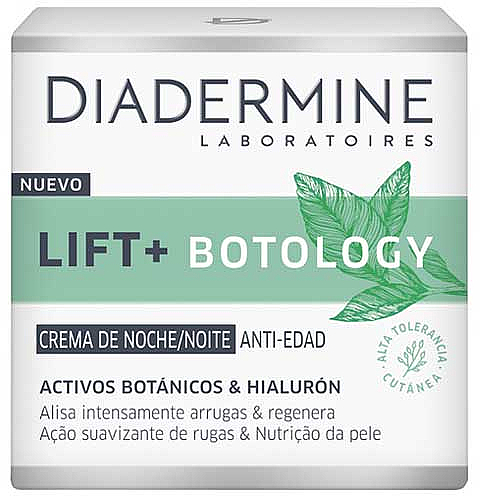 Anti-Falten-Nachtcreme - Diadermine Lift + Botology Anti-Wrinkle Night Cream — Bild N1