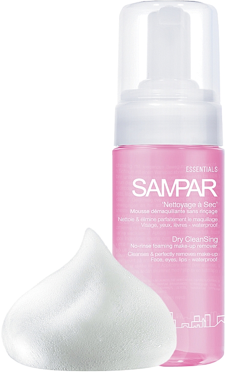 Make-up Entferner-Schaum für Gesicht, Augen und Lippen - Sampar Dry Cleansing Foaming — Bild N2