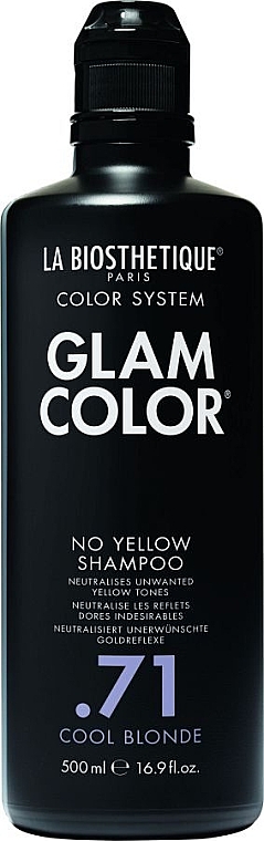 Anti-Gelbstich Shampoo für kühle Blondtöne - La Biosthetique Glam Color No Yellow Shampoo .71 Cool Blonde — Bild N1