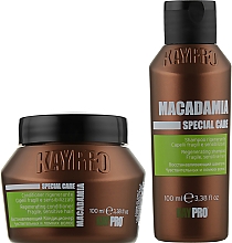 Haarpflegeset - KayPro Special Care Macadamia (Shampoo 100ml + Conditioner 100ml) — Bild N2