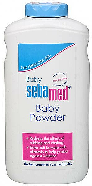 Körperpuder für Babys mit Allantoin - Sebamed Baby Powder — Bild N1