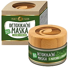 Düfte, Parfümerie und Kosmetik Detox-Hautmaske Matcha und Spirulina - Purity Vision Bio Detox Mask With Matcha & Spirulina