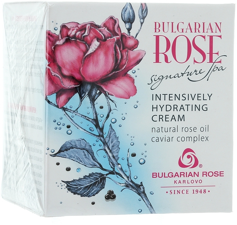 Intensiv feuchtigkeitsspendende Gesichtscreme mit Rosenöl und Kaviarkomplex - Bulgarian Rose Signature Spa Intensively Hydrating Cream  — Bild N2