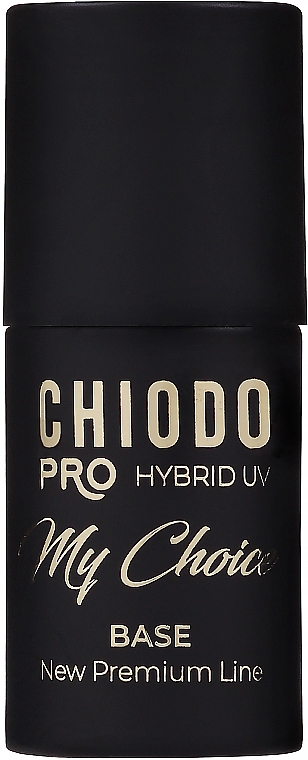 Hybrid-Nagellack Base - Chiodo Pro My Choice New Premium Line Hybrid UV Base — Bild N1