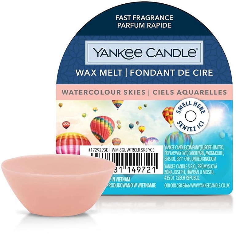 Aromatisches Wachs - Yankee Candle Wax Melt Watercolour Skies — Bild N1