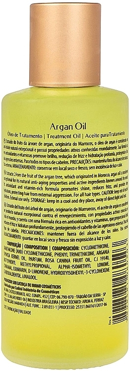 Arganöl für die Haare - Inoar Argan Treatment Oil  — Bild N2