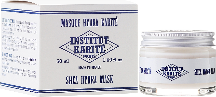 Feuchtigkeitsspendende Gesichtscreme-Maske mit Sheabutter - Institut Karite Milk Cream Shea Mask — Bild N1