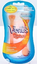 Düfte, Parfümerie und Kosmetik Set Damenrasierer 2 St. - Gillette Venus Riviera