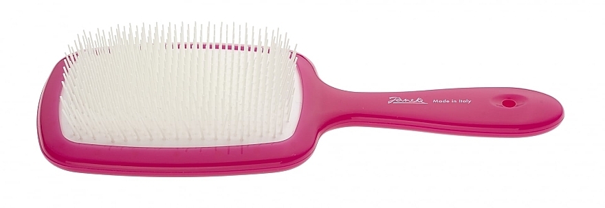 Haarbürste 23x9,5x3 cm rosa - Janeke Tangler Hairbrush With Soft Moulded Tips — Bild N1