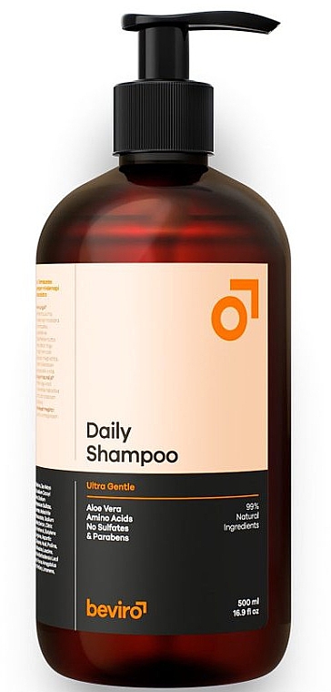 Shampoo für täglichen Gebrauch mit Aloe Vera und Aminosäuren - Beviro Daily Shampoo — Bild N1