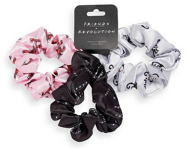 Scrunchie-Haargummi 3 St. - Makeup Revolution X Friends — Bild N1