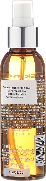 Trockenes Arganöl für Körper und Haar - GlySkinCare Argan Dry Oil For Body & Hair — Bild N2