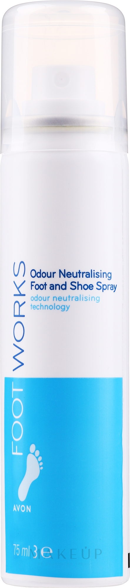 Fuß-Deospray - Avon Foot Works Odour Neutralising Foot Spray — Bild 75 ml