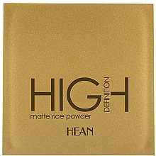 Düfte, Parfümerie und Kosmetik Mattierender Reispuder - Hean High Definition Matte Rice Powder