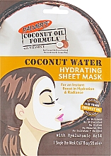 Düfte, Parfümerie und Kosmetik Tuchmaske für das Gesicht mit Kokoswasser - Palmer's Coconut Oil Formula Coconut Water Hydrating Sheet Mask