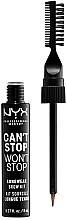 3in1 Augenbrauen Make-up - NYX Professional Makeup Can't Stop Won't Stop Longwear Brow Kit — Bild N2