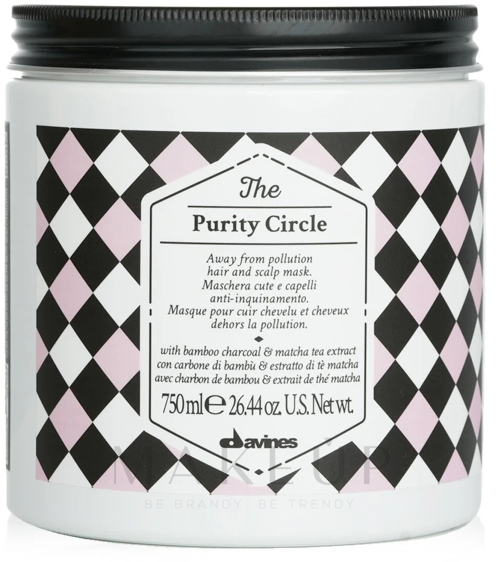 Haarmaske mit Bambuskohle - Davines The Circle Chronicles The Purity Circle — Bild 750 ml