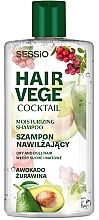 Düfte, Parfümerie und Kosmetik Feuchtigkeitsspendendes Haarshampoo Avocado und Cranberry - Sessio Hair Vege Cocktail Moisturizing Shampoo 