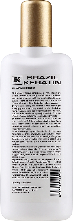 Revitalisierende Haarspülung - Brazil Keratin Amla Vital Conditioner — Bild N2
