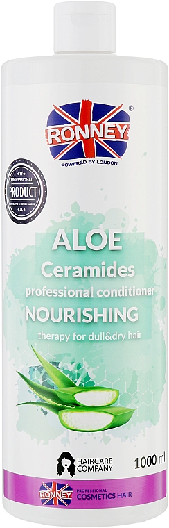 Conditioner für trockenes Haar - Ronney Professional Nourshing Aloe Ceramides  — Bild N2