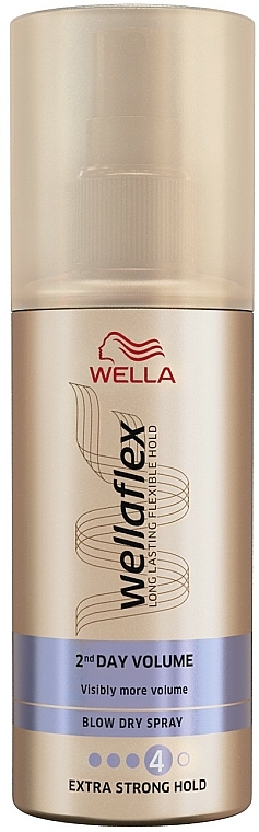 Haarspray Extra starker Halt - Wella Wellaflex 2nd Day Volume Extra Strong Hold Blow Dry Spray — Bild N1