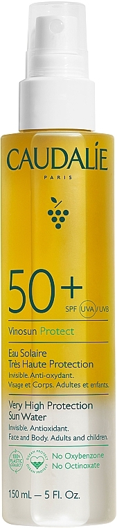 Sonnenschutzwasser SPF50+ - Caudalie Very High Protection Sun Water SPF50+ — Bild N1