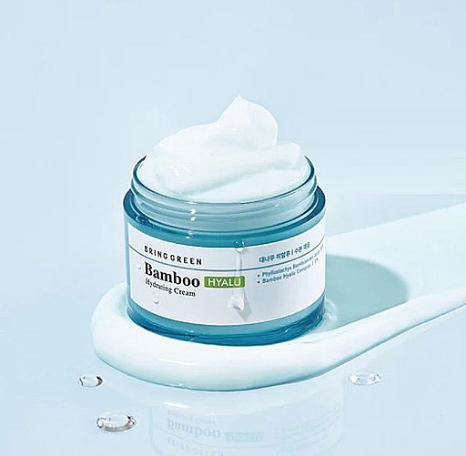 Feuchtigkeitsspendende Anti-Aging-Gesichtscreme mit Bambusextrakt - Bring Green Bamboo Hyalu Hydrating Cream — Bild N2