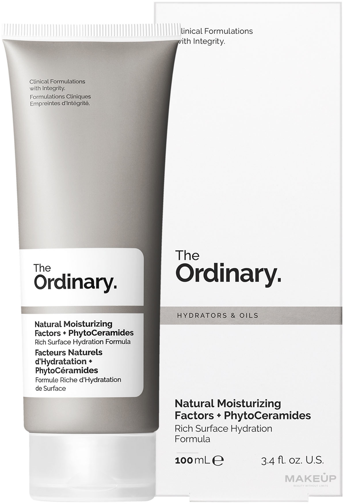 The Ordinary Natural Moisturizing Factors + PhytoCeramides - Nährende und feuchtigkeitsspendende Gesichtscreme — Bild 100 ml