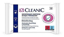 Düfte, Parfümerie und Kosmetik Desinfektionstücher 15 St. - Cleanic Disinfecting Wipes