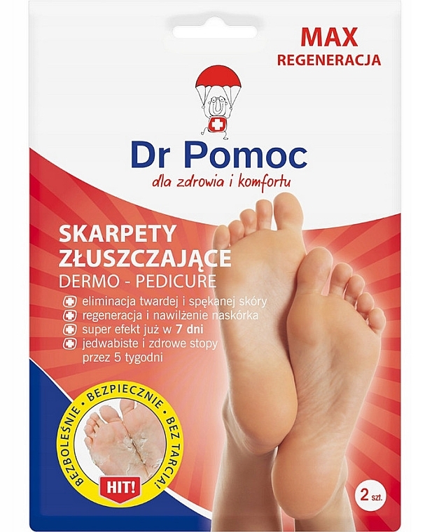 Peeling-Socken für die Füße - Dr Pomoc — Bild N1
