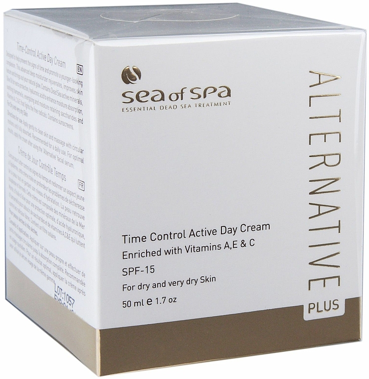 Anti-Aging Tagescreme mit Vitaminen LSF 15 - Sea Of Spa Alternative Plus Time Control Active Day Cream