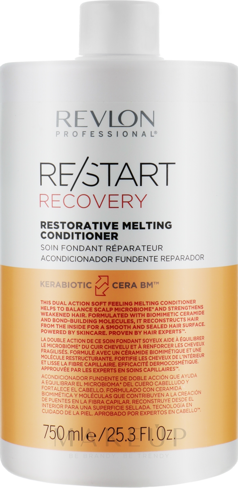 Wiederherstellungs-Conditioner für die Haare - Revlon Professional Restart Recovery Restorative Melting Conditioner — Bild 750 ml