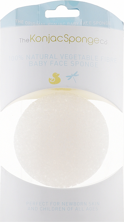 100% Natürlicher Baby-Konjac-Schwamm für das Gesicht - The Konjac Sponge Company Premium Baby Face Sponge — Bild N2