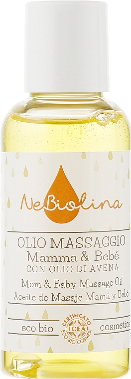 Pflegendes Massageöl für Mamas und Babys - NeBiolina Baby Mom & Baby Massage Oil — Bild N1