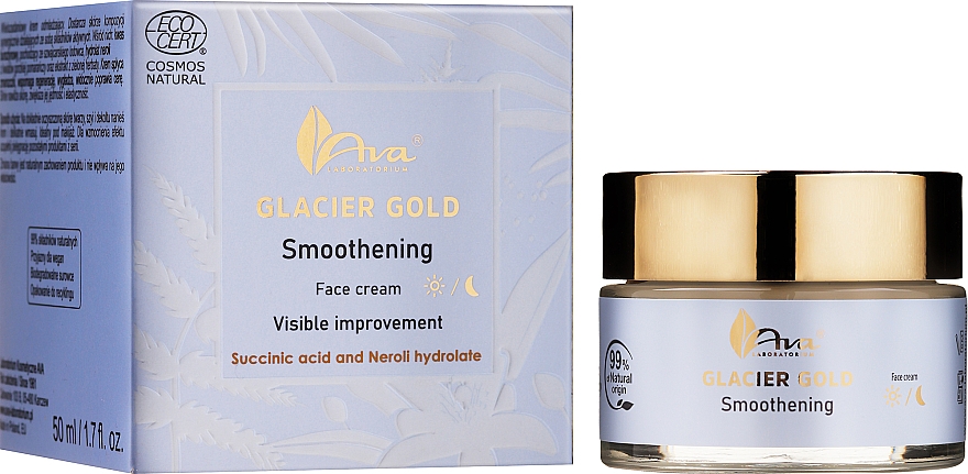 Glättende Gesichtscreme - AVA Laboratorium Glacier Gold Smoothening Face Cream — Bild N3