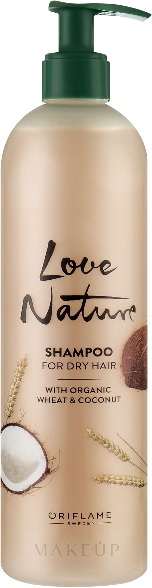 Shampoo mit Bio-Weizen- und Kokosöl für trockenes Haar - Oriflame Love Nature Organic Wheat & Coconut Shampoo — Bild 500 ml